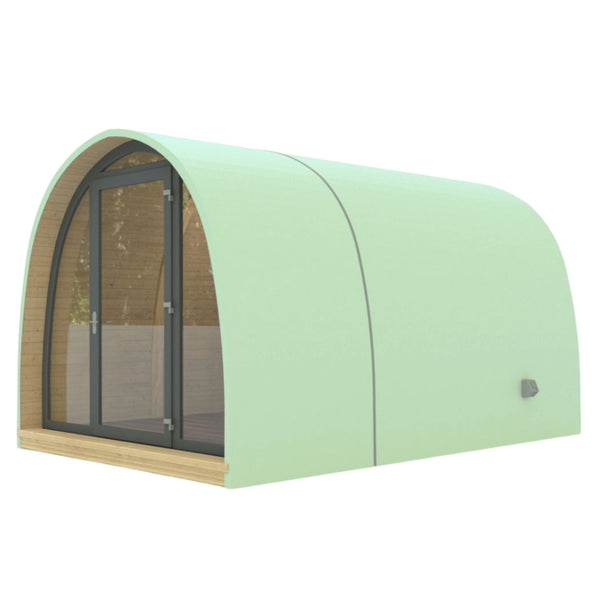 Houzy Large Glass-fronted Garden Room Pod