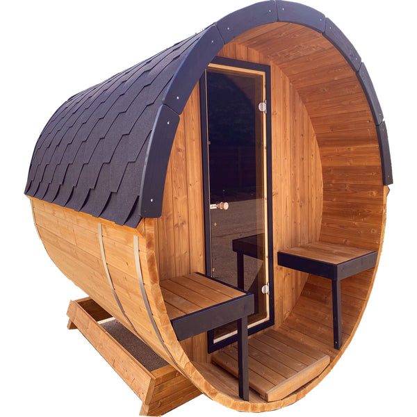 SaunaBarrel Indoor / Outdoor Premium 2.5m Sauna