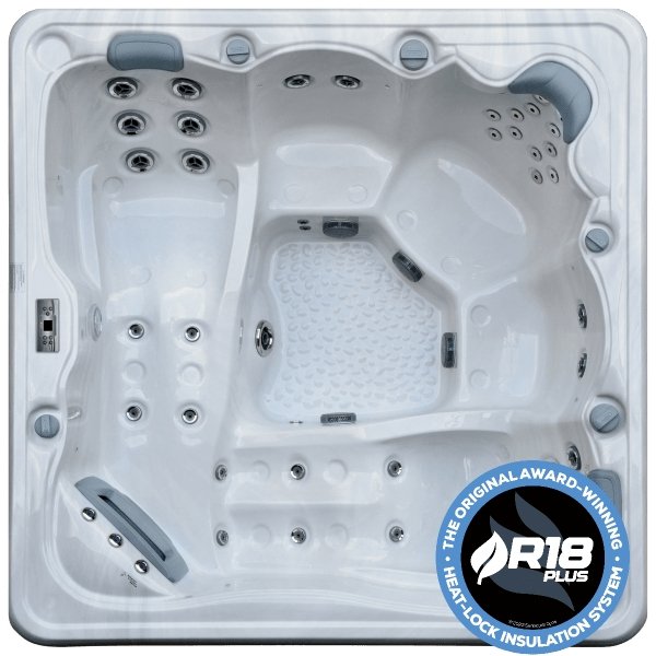 HE-570 5 Person Hot Tub Oasis Spas with R18 Insulation - Elixir Spas
